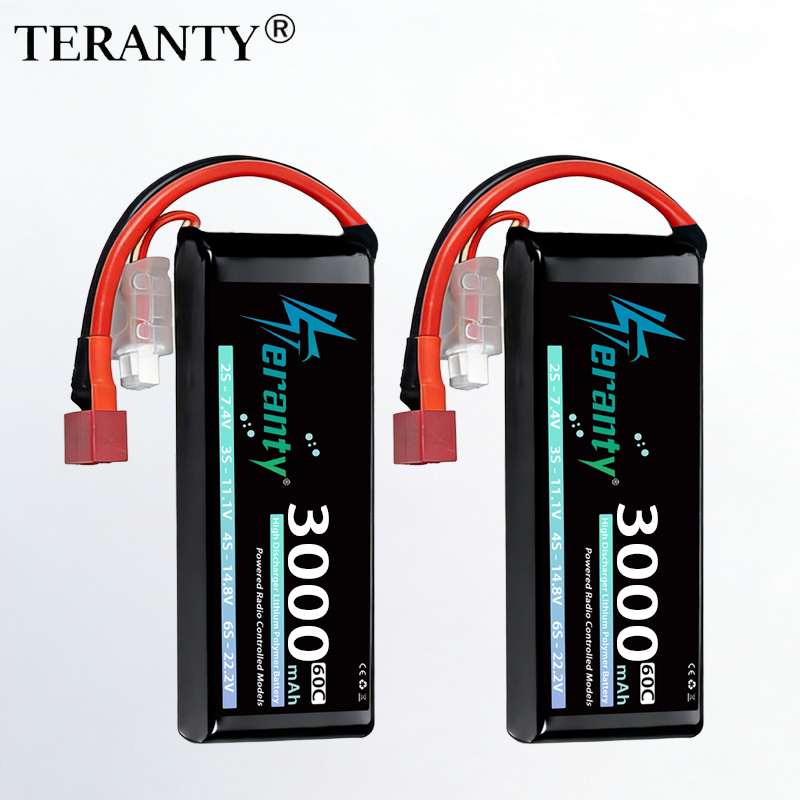 Rc Hobby Grade - Bateria Lipo TERANTY 2S 3000mAh 7.4V