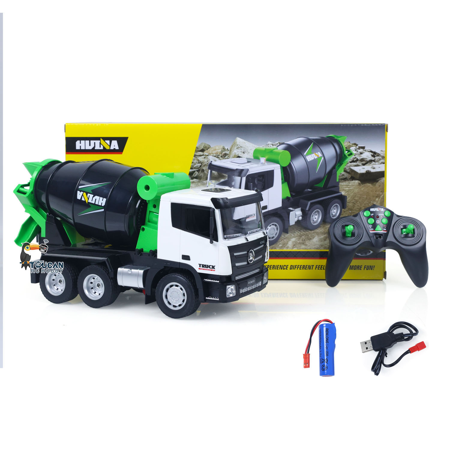 Rc Hobby Grade - Huina Electric Mixer Truck Toy para