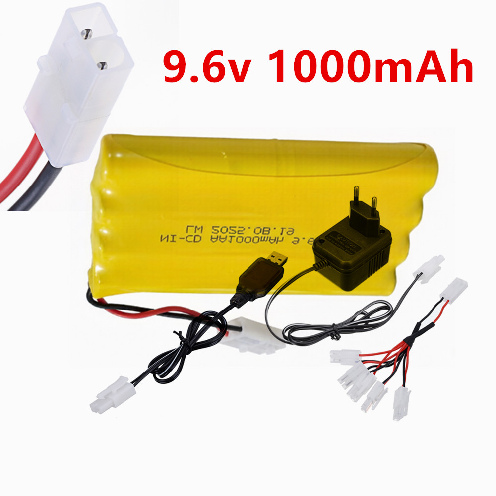 Rc Hobby Grade - Bateria Recarregável Ni-CD AA 9.6v 1000mAh