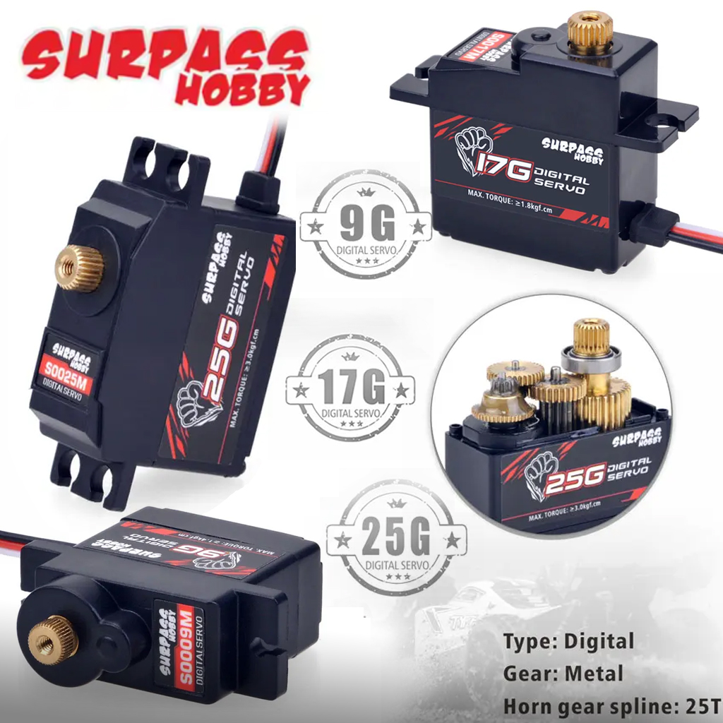 Rc Hobby Online - 4PCS SURPASS Servo Digital Micro à