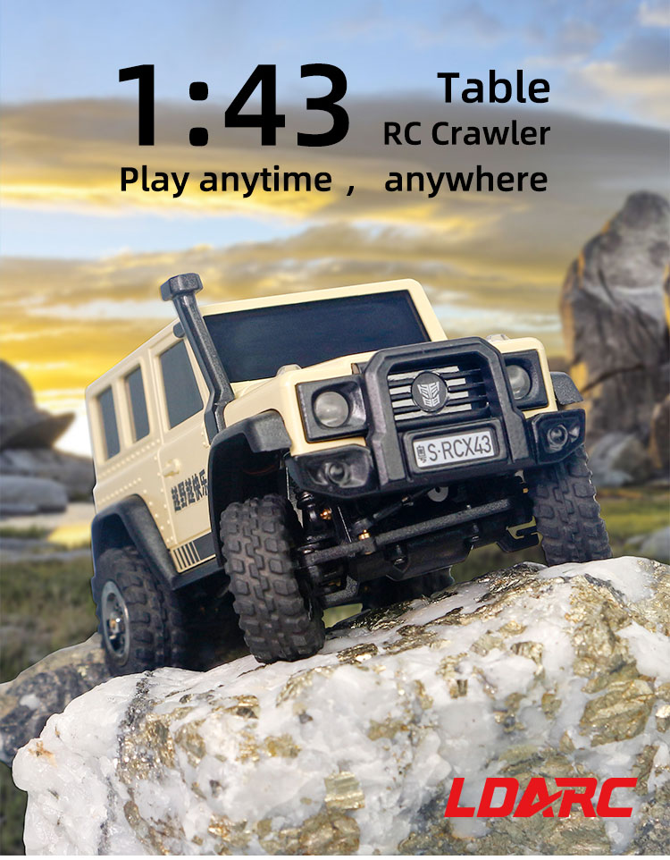 Rc Hobby World - Ldarc x43 1:43 rastreador rc carro