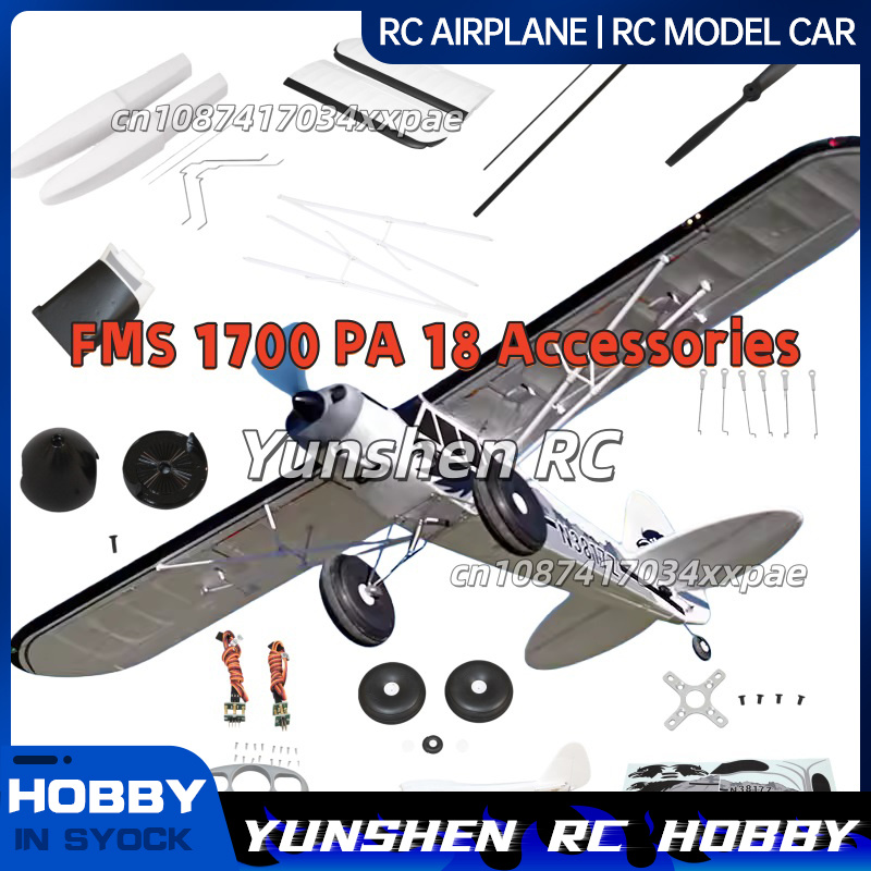 Rc And Hobby - Adesivos decorativos para avião FMS RC,