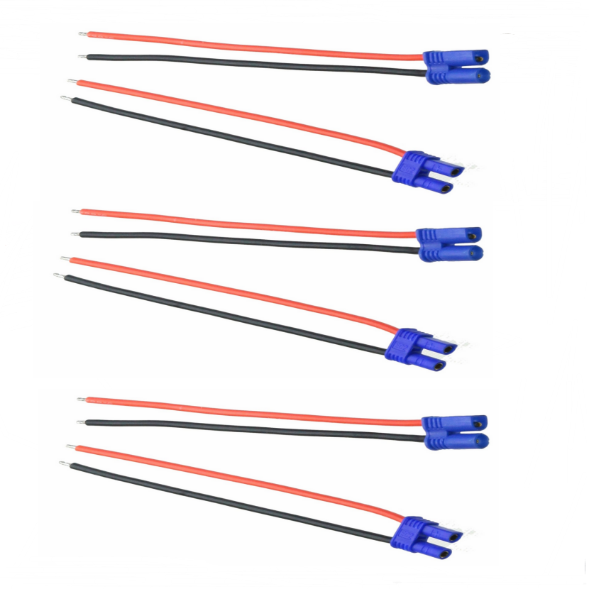 Rc Hobby Bali - Cabo Pigtail EC2 Macho-Fêmea com Conector