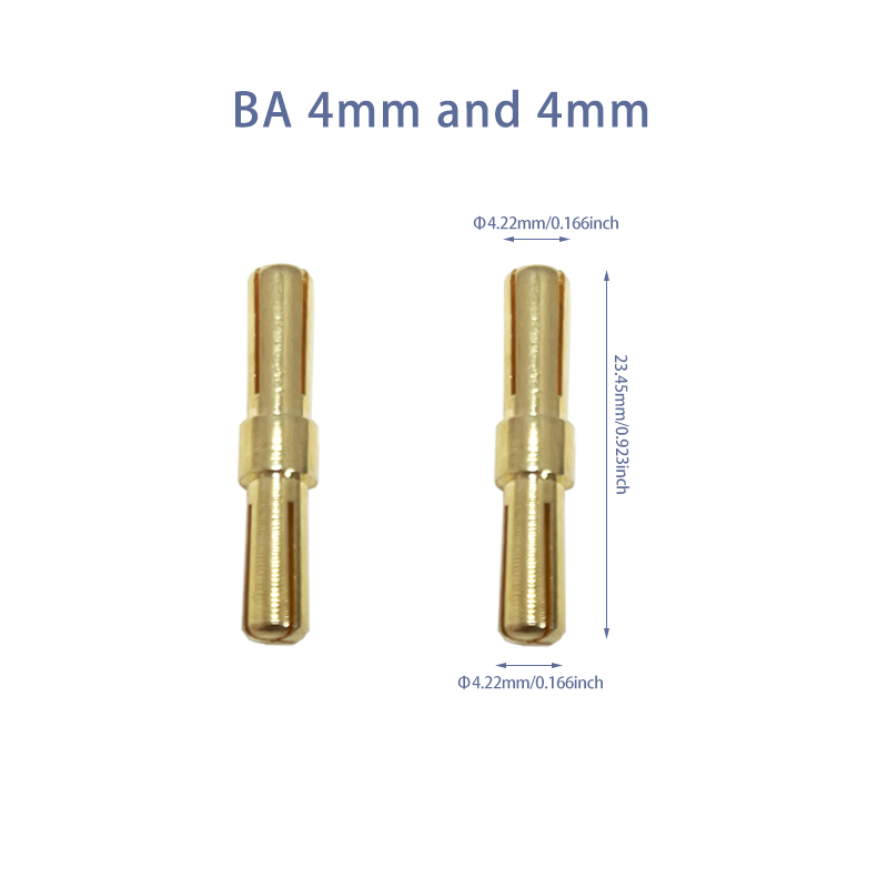 Banhado a ouro Conector Bala P - Rc Hobby Bali avaliação e preço