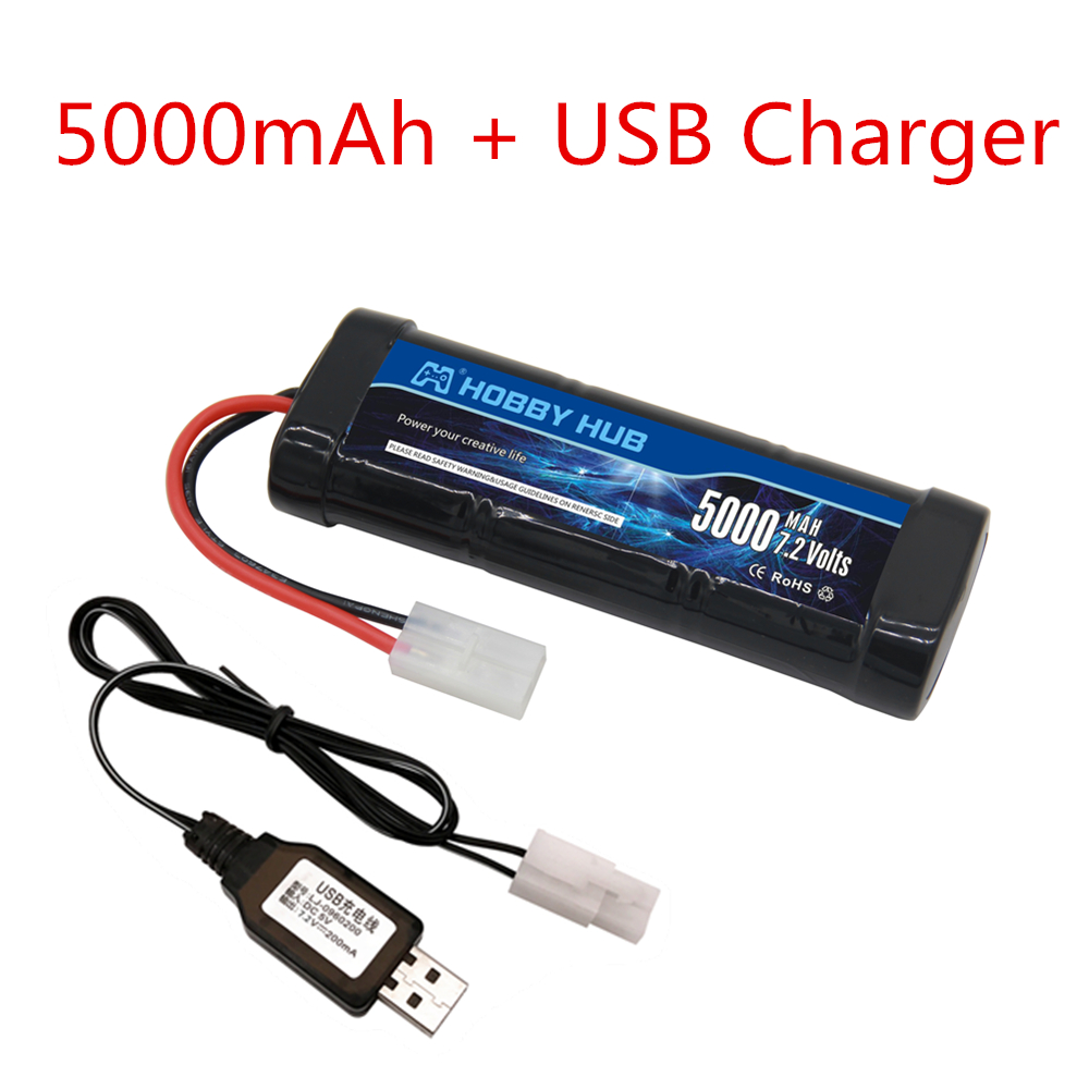 Pacote de bateria ni-mh 7.2v 5 - Rc And Hobby avaliação e preço