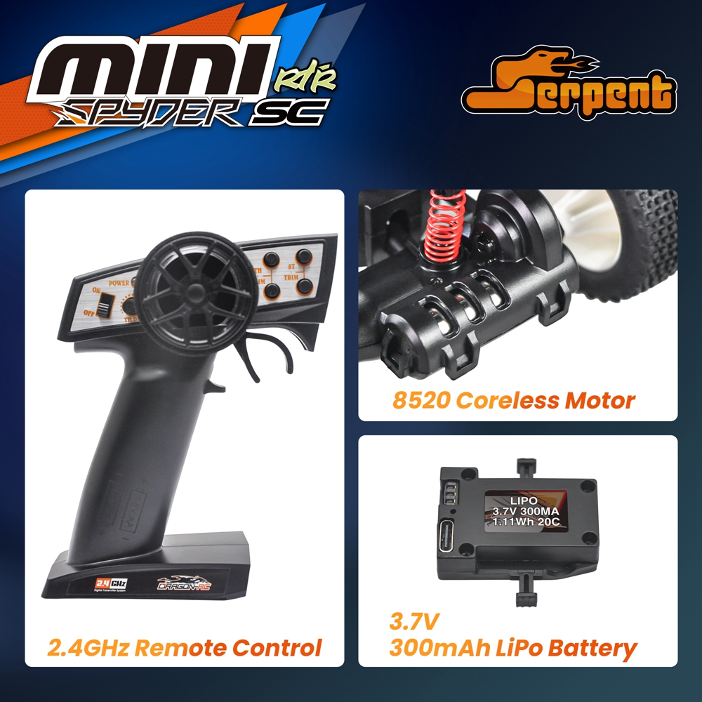 1/24 serpente mini carro rc co - Rc Hobby World avaliação e preço