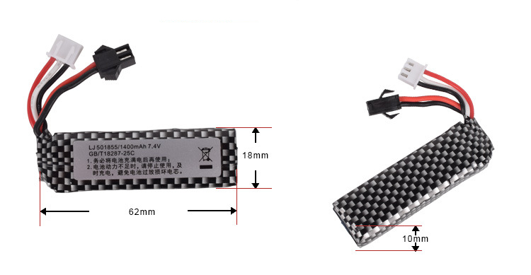 7,4v 1400mah 25C 501855   Bate - Rc And Hobby avaliação e preço