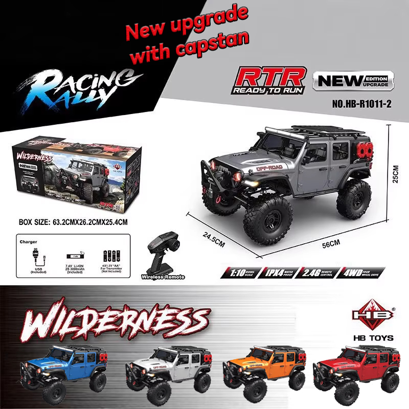 HB 1/10 4WD R1011 Novo Wrangle - Rc Hobby World avaliação e preço