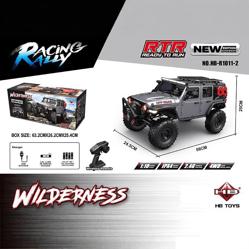 HB 1/10 4WD R1011 Novo Wrangle - Rc Hobby World avaliação e preço