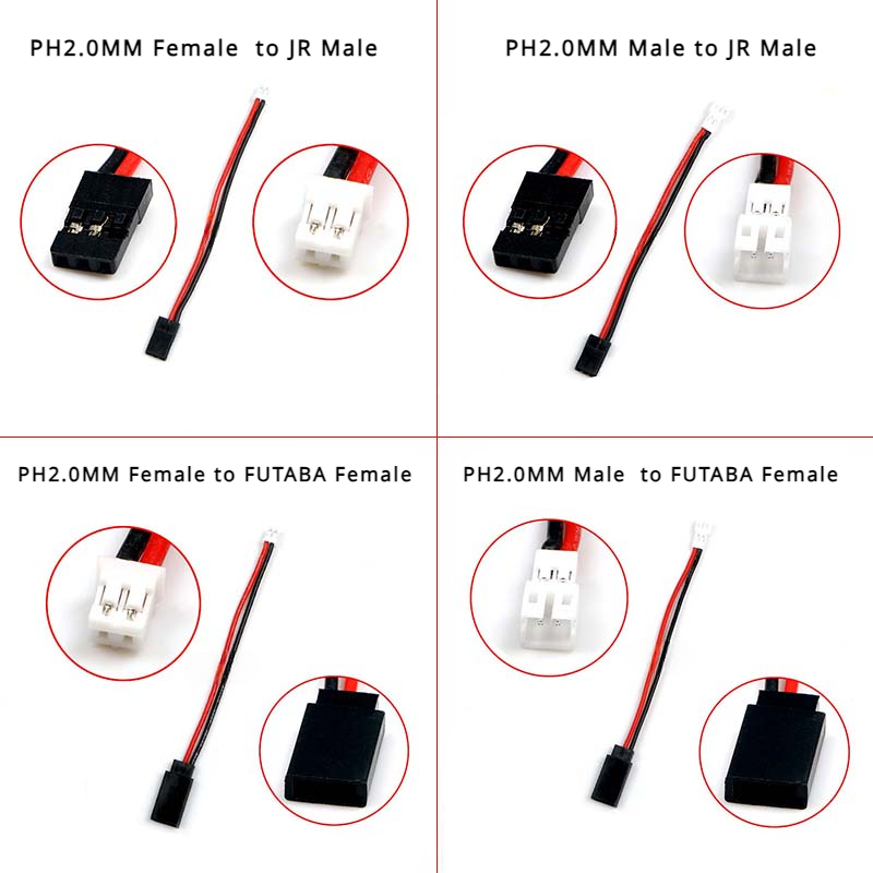 1/5/10 pçs/lote ph2.0 macho/fê - Rc Hobby Grade avaliação e preço