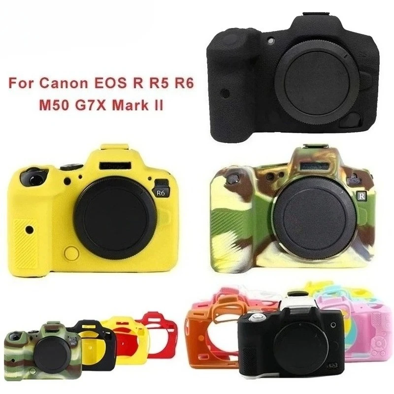 Capa de Borracha Macia Antider - Canon Camera Eos M50 Mark Ii avaliação e preço